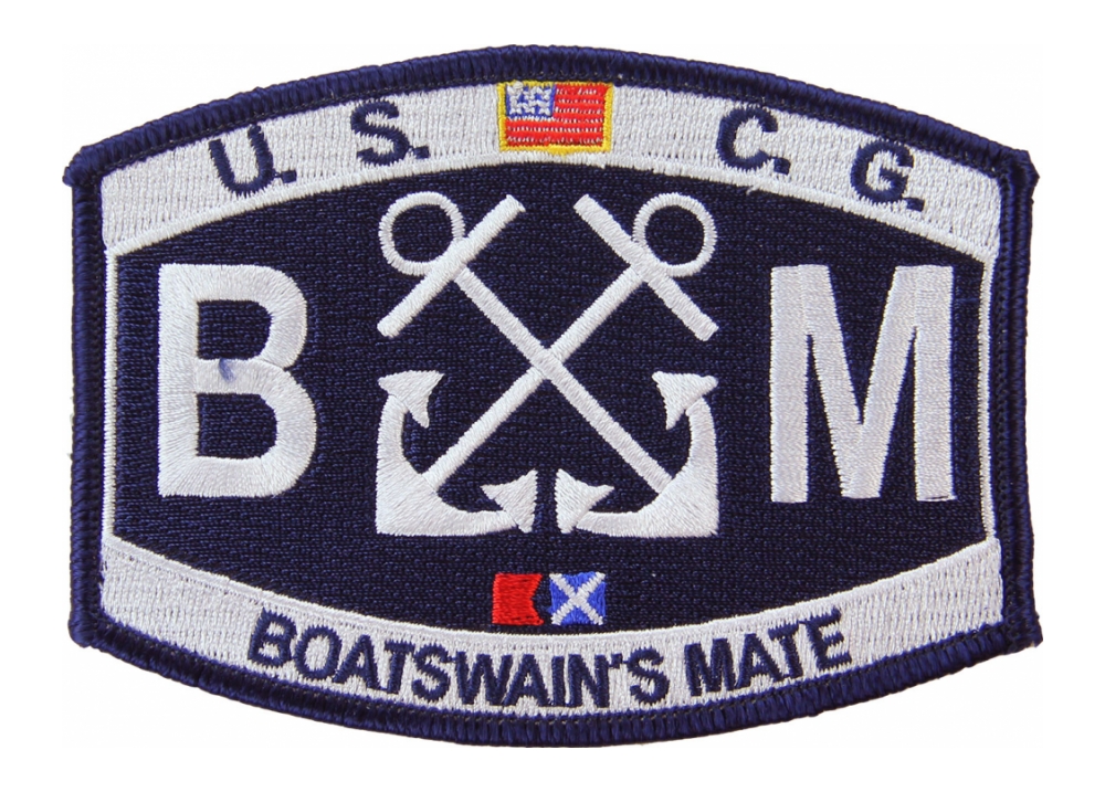 USCG Rate BM Boatswain's Mate Patch Flying Tigers Surplus
