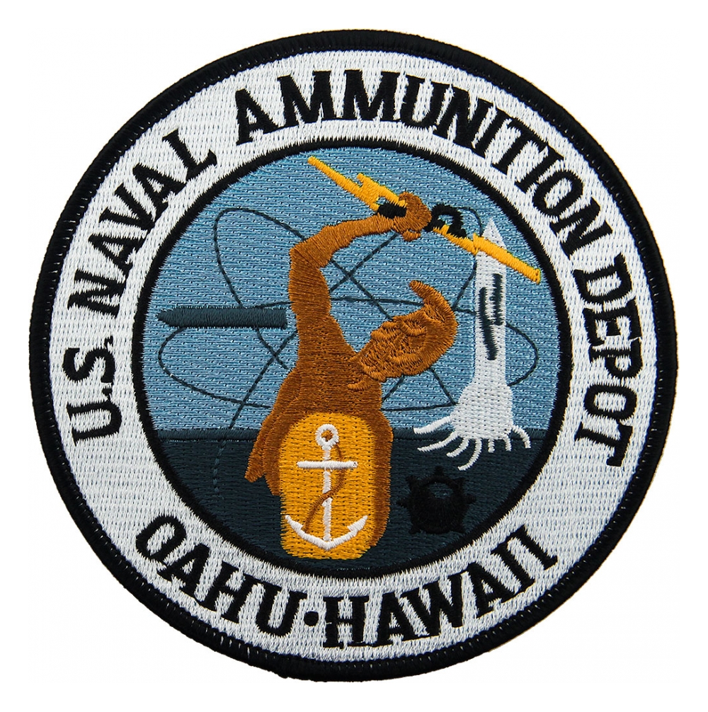 Naval Ammunition Depot Oahu Hawaii Patch Flying Tigers Surplus