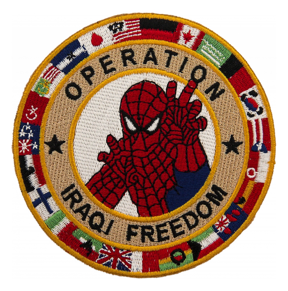 Operation Iraqi Freedom (Spiderman) Patch