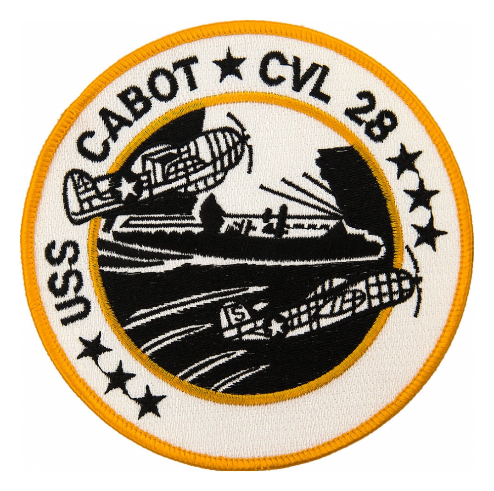 USS Cabot CVL28 Ship Patch Flying Tigers Surplus